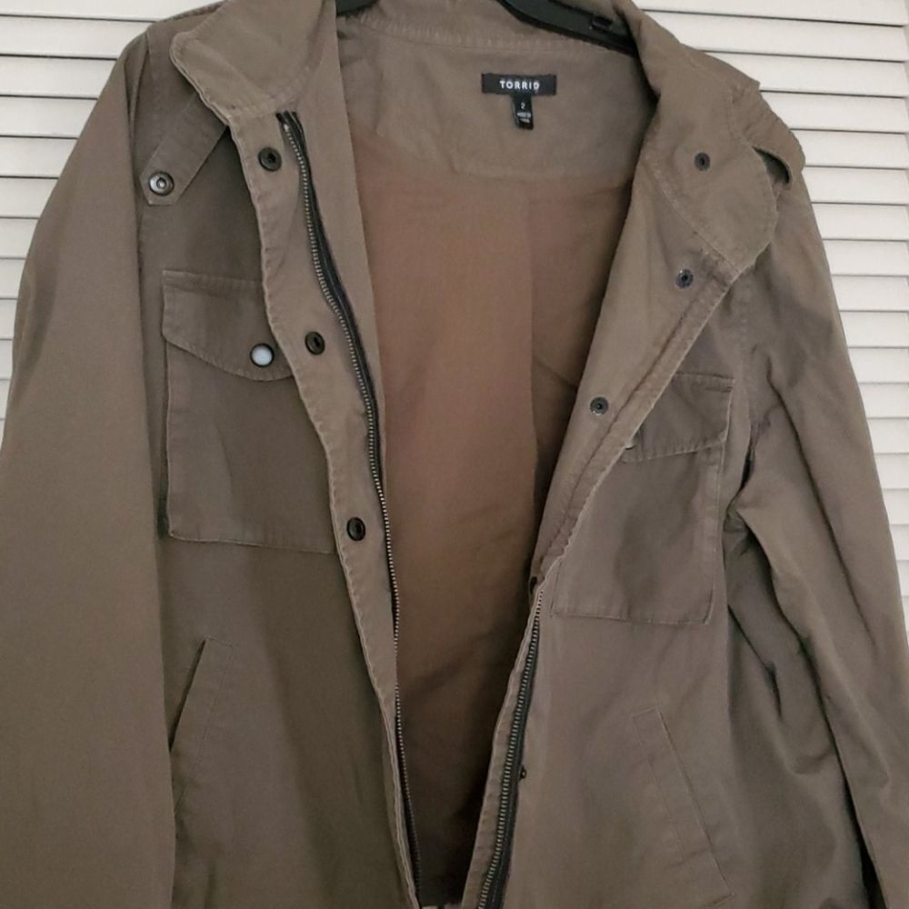 Torrid Light Brown Medium Weight Jacket - image 6